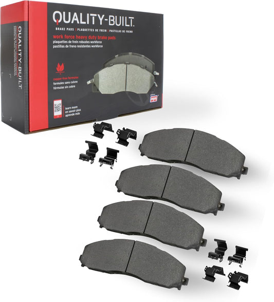 Work Force Semi-Metallic Front Brake Pads 1002-1333M Compatible with 2010-2012 Ford (F-250 Super Duty, F-350 Super Duty)