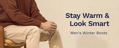 Winter Men's Warm Casual Slip-on Loafers For Men Shoes Boots