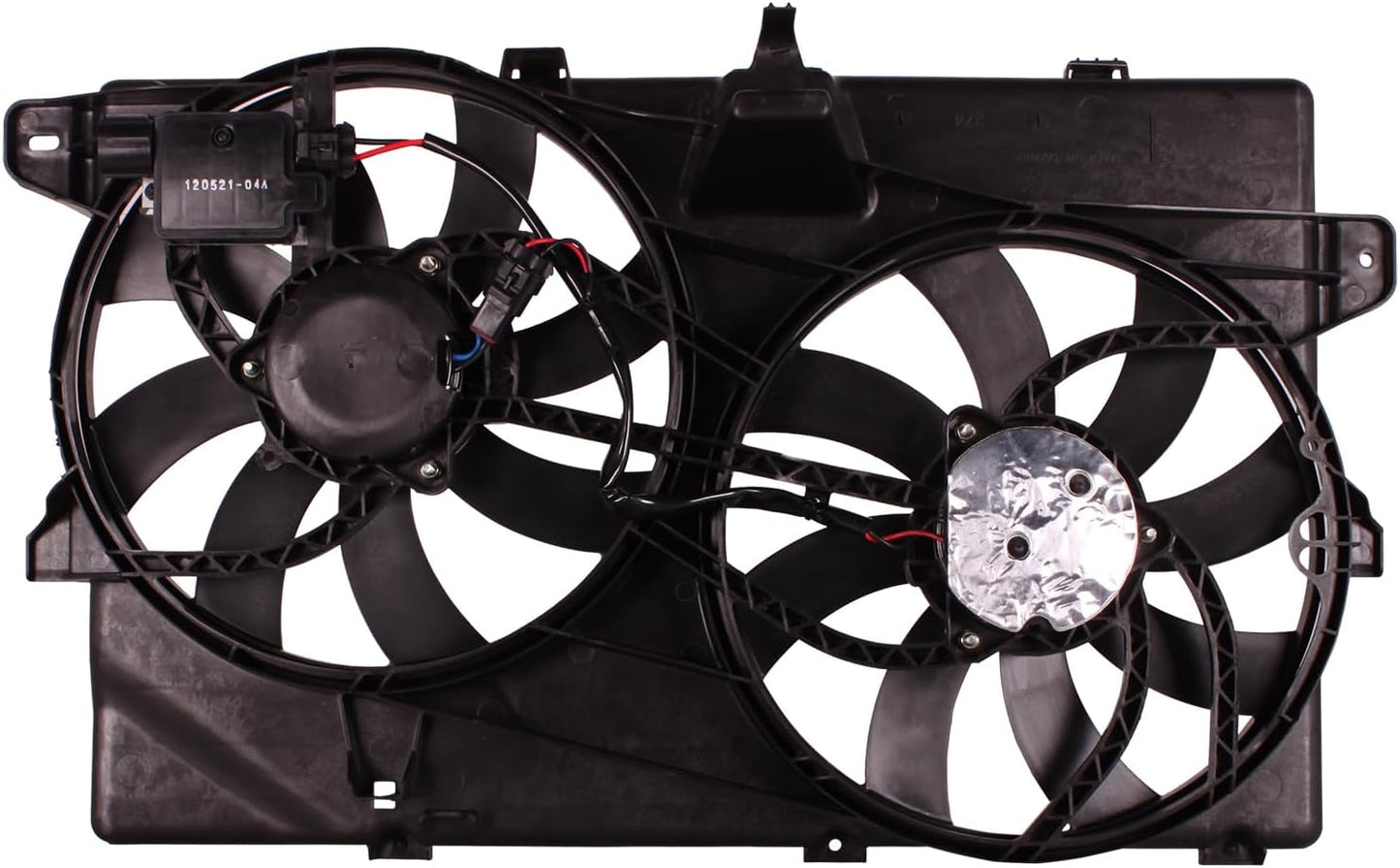 OE Replacement Engine Radiator Cooling Fan Assembly for 2007-2009 5/4 Ford Edge/Lincoln MKX 3.5L W/O Towing PKG W/PWM | OE No. 7T4Z-8C607A | Partslink No. FO3115177