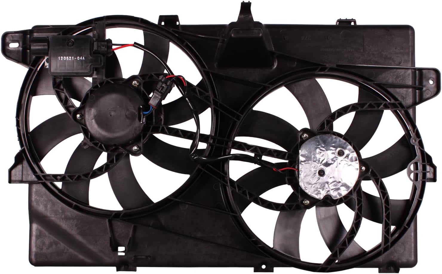 OE Replacement Engine Radiator Cooling Fan Assembly for 2007-2009 5/4 Ford Edge/Lincoln MKX 3.5L W/O Towing PKG W/PWM | OE No. 7T4Z-8C607A | Partslink No. FO3115177