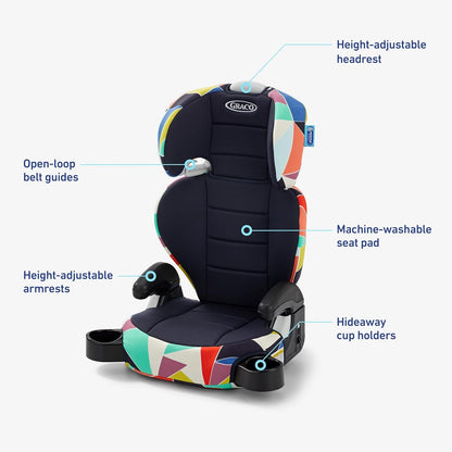 Turbobooster 2.0 Highback Booster Seat, Geo Pop