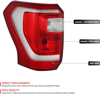 OE Style Rear Left Taillight Assembly Tail Lamp Compatible with Ford Expedition 2018-2021, FO2800271, JL1Z13405G, OEM-TL-041-L