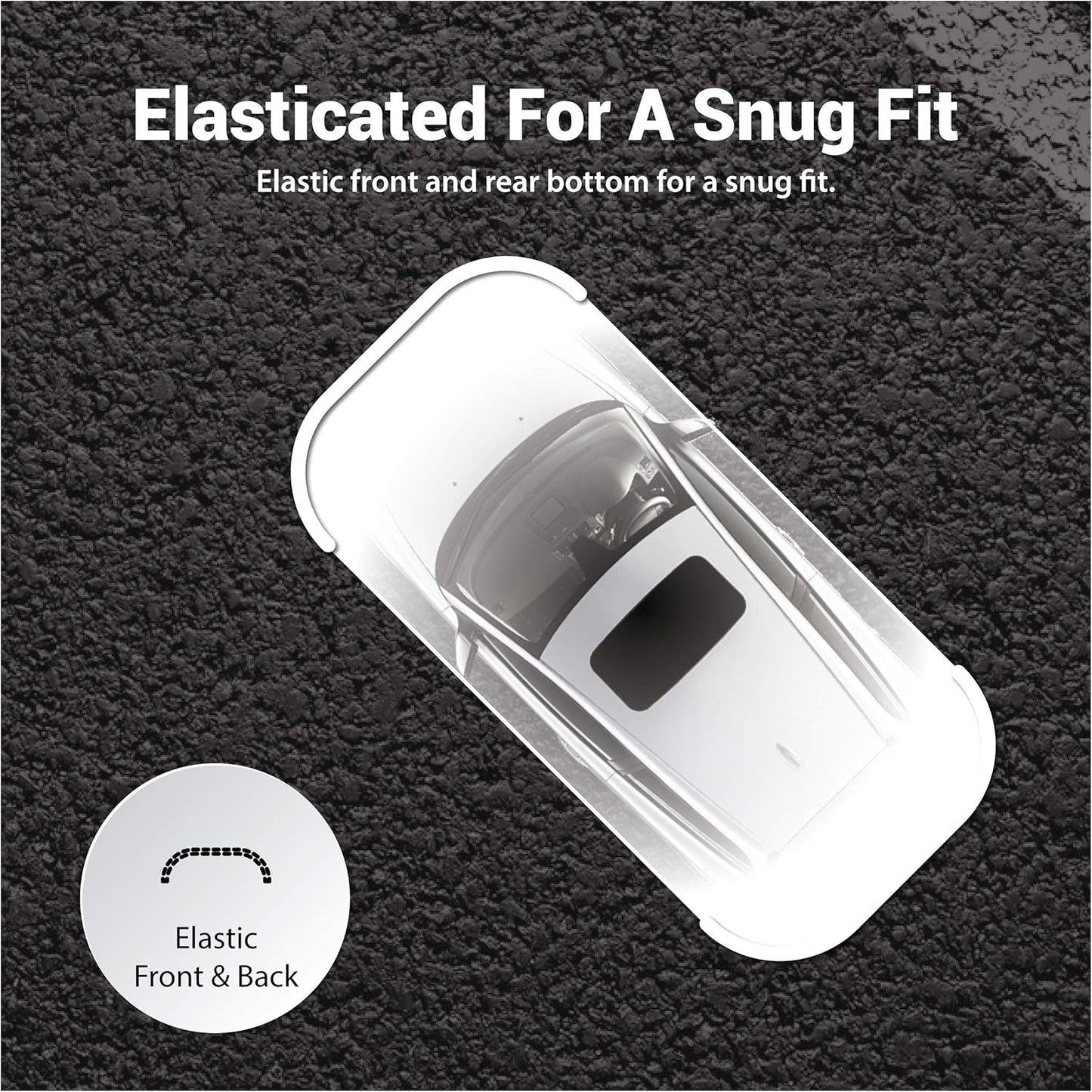 Universal Clear Disposable Car Cover for SUV, Sedan, Sport Cars, Antique Cars up to 22' X 12'