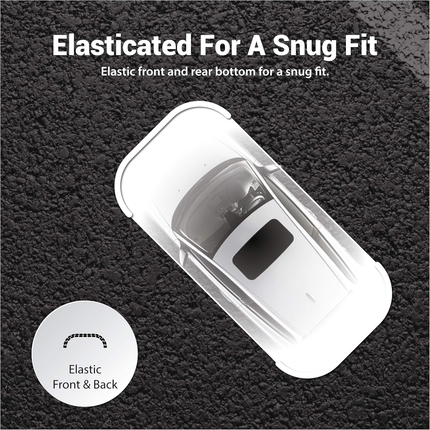 Universal Clear Disposable Car Cover for SUV, Sedan, Sport Cars, Antique Cars up to 22' X 12'