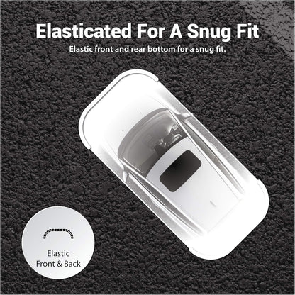 Universal Clear Disposable Car Cover for SUV, Sedan, Sport Cars, Antique Cars up to 22' X 12'