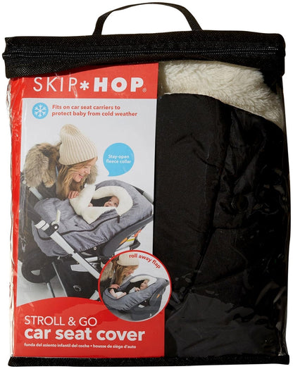 Winter Car Seat Cover, Stroll & Go, Black
