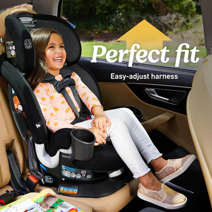 Turn2Me 3-In-1 Rotating Convertible Car Seat, Brighton, Rear-Facing Rotation, Forward-Facing Mode, Highback Booster up to 100 Lbs, Adjustable Headrest & Harness, Steel Reinforced Frame