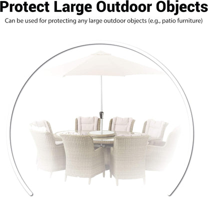 Universal Clear Disposable Car Cover for SUV, Sedan, Sport Cars, Antique Cars up to 22' X 12'