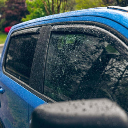 [AVS] In-Channel Rain Guards for 2005 - 2011 Mercury Mariner/D Escape Hybrid; 2008 - 2012 Ford Escape/Mazda Tribute | Window Vent Visors, 4 Pcs. - Smoke | 194001