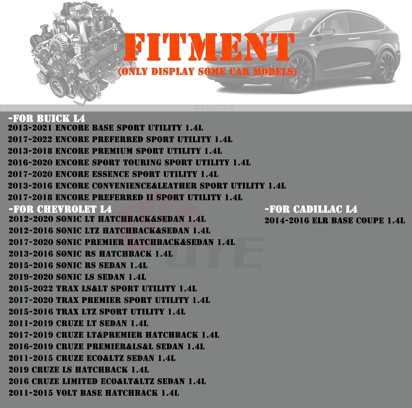 UF669 Ignition Coil and 1675 Iridium Spark Plugs Set of 4PCS Compatible with Buick Encore 2013-2022&Chevrolet Sonic 2012-2020/Trax 2015-2022/Cruze 2011-2019&Cadillac ELR 2014-2016 1.4L L4