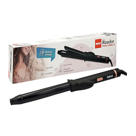 [GD] Portable RCA Hair Curler with Ceramic Barrel, Indicator Light and On/Off Switch / RC-P9N