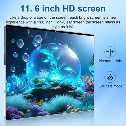 2025 New 11.6 inch Network Android 13.0 Tablet 16GB RAM 1TB ROM 16MP 32MP 10 Core 12000mAh tablet 4 5G Wifi Tablet