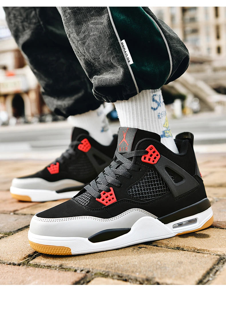 New high-top anti-slip board shoes student casual sports shoes men's practical basketball shoes and youth training shoes