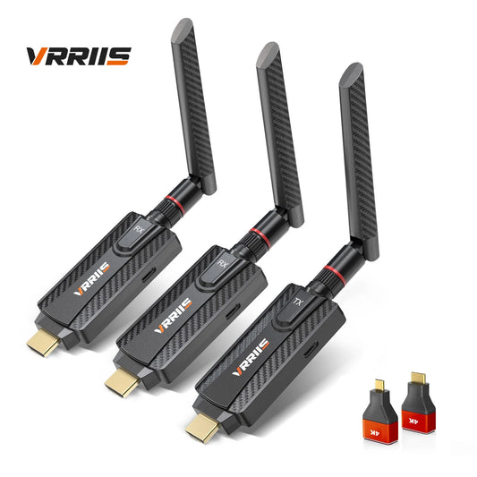 0.05s 5G 200m Wireless Wifi HDMI Video Transmitter Receiver Extender TV Stick Laptop PC To TV Projector Display Dongle Adapter