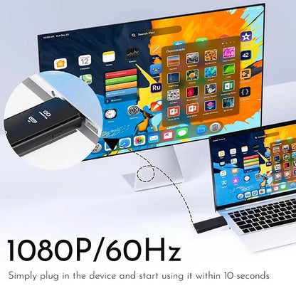 50M 5.8G 1080P Wireless HDMI Video Audio Transmitter Receiver Extender Display Screen Adapter TV Stick For Monitor Projector PC
