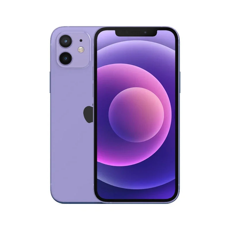 Original iPhone 12 5G Mobile Phone 64/128GB IOS A14 Bionic Hexacore 6.1'' Dual 12MP Super Retina XDR OLED IOS Cellphone