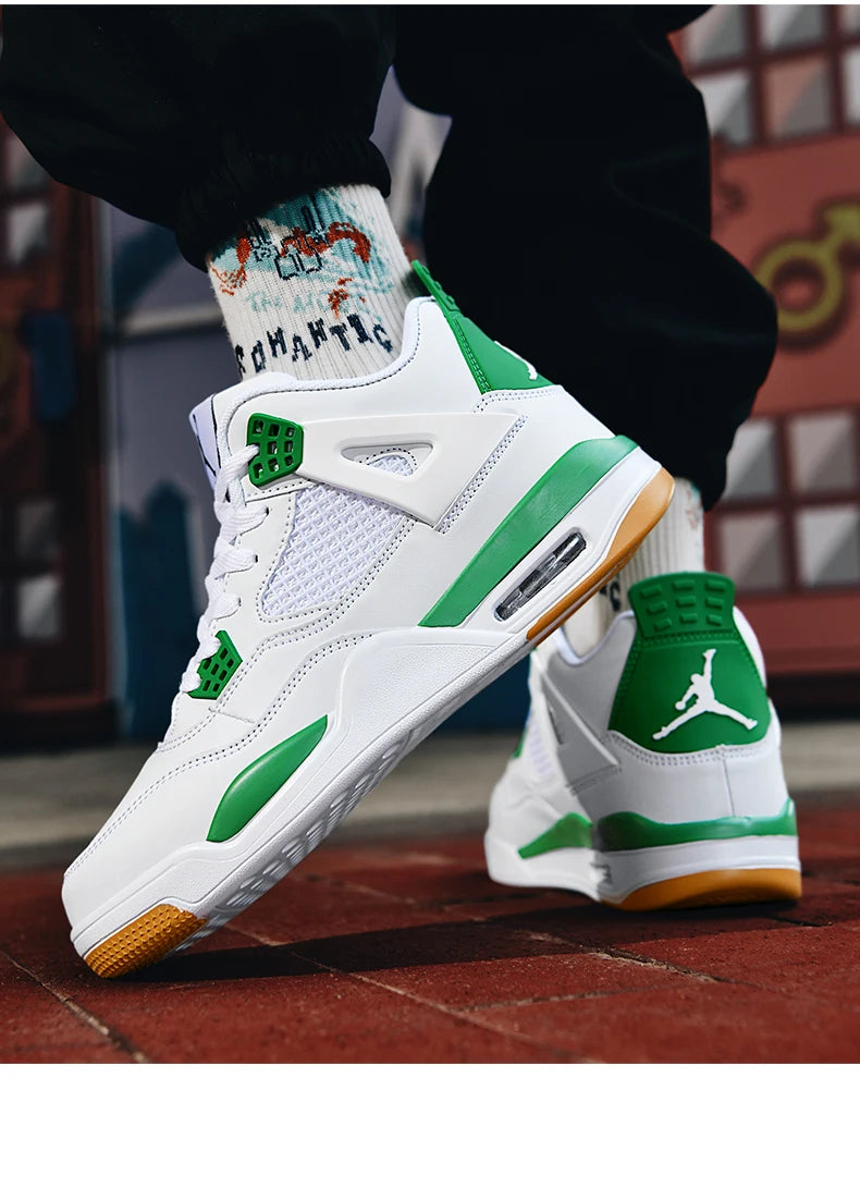 New high-top anti-slip board shoes student casual sports shoes men's practical basketball shoes and youth training shoes