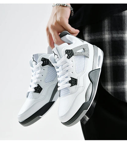 New high-top anti-slip board shoes student casual sports shoes men's practical basketball shoes and youth training shoes