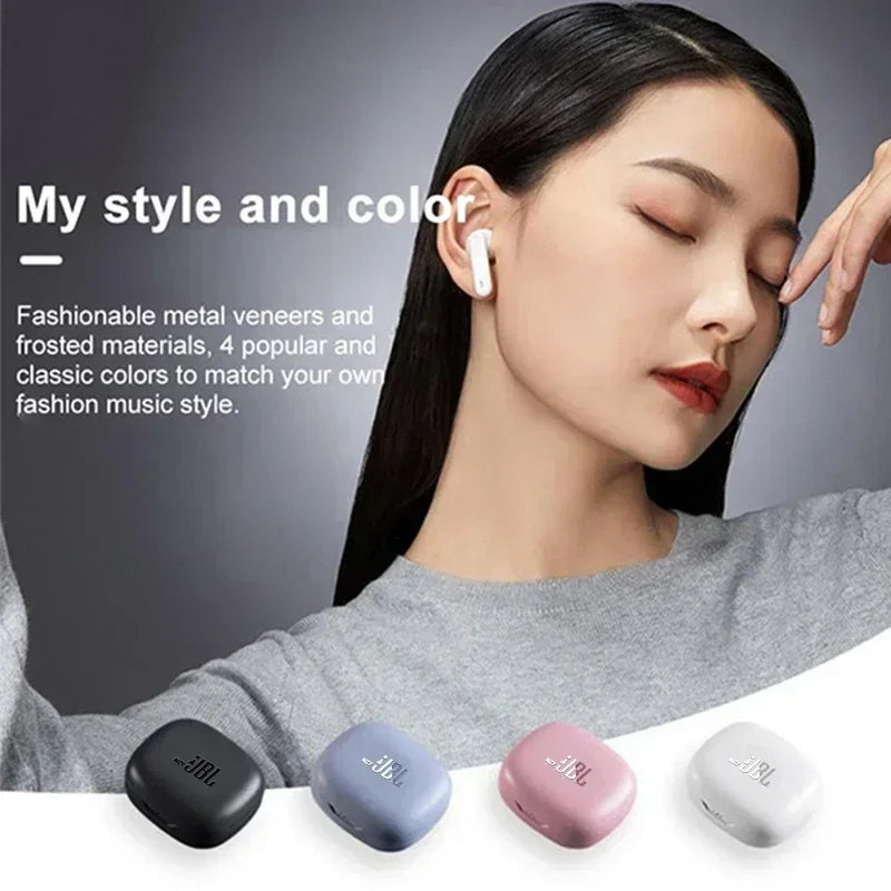 mzyJBL Wave300 TWS Wireless Bluetooth Headphones IPX2 Waterproof Earphones Touch Control Noise Cancelling Sports In-Ear Headset