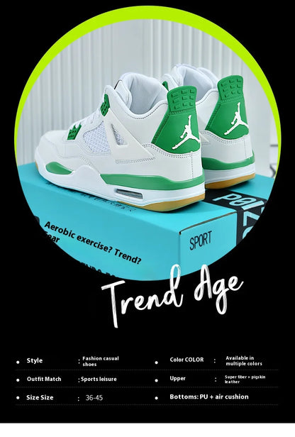 New high-top anti-slip board shoes student casual sports shoes men's practical basketball shoes and youth training shoes