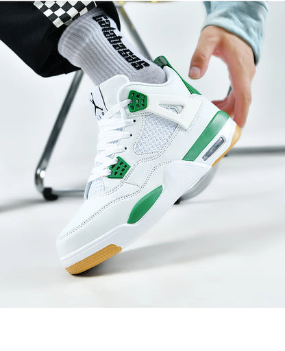 New high-top anti-slip board shoes student casual sports shoes men's practical basketball shoes and youth training shoes