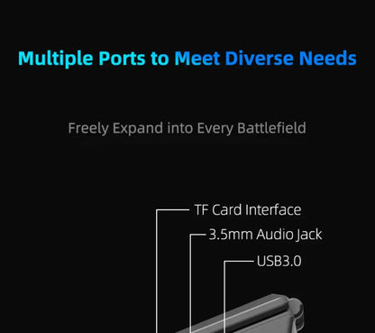 AKPAD 15.6"+7" Dual Screen Laptop Computer, Intel 12th N95 32GB/16GB DDR4 RAM, RGB Backlit Keyboard 7" Touch Screen Notebook PC