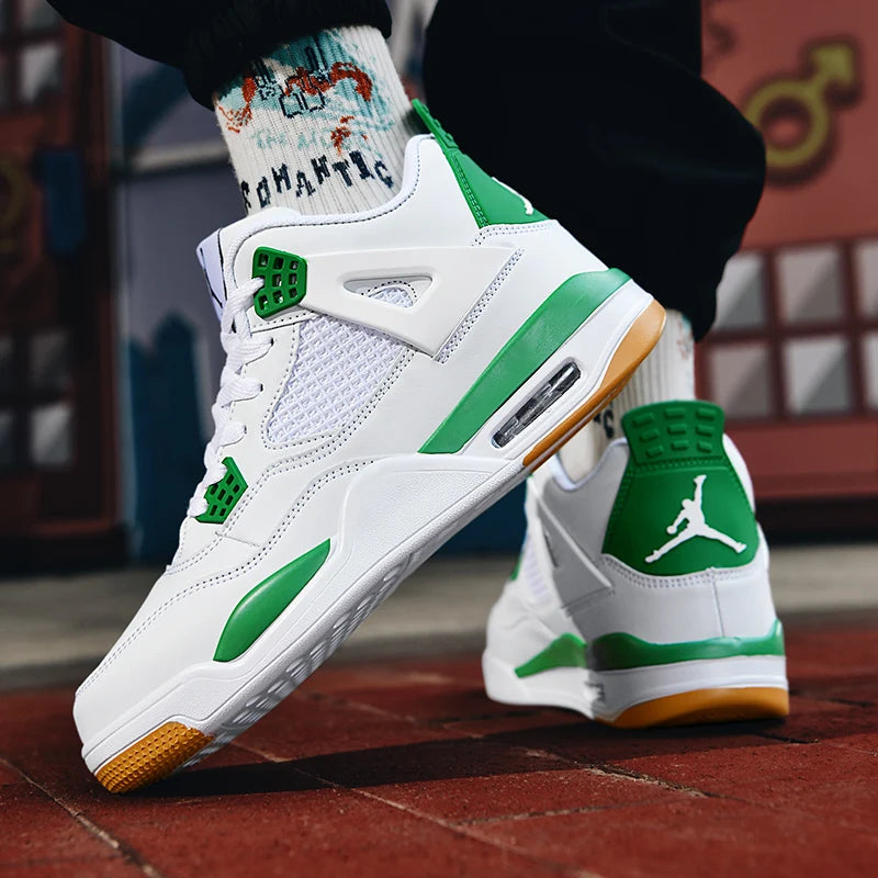 New high-top anti-slip board shoes student casual sports shoes men's practical basketball shoes and youth training shoes