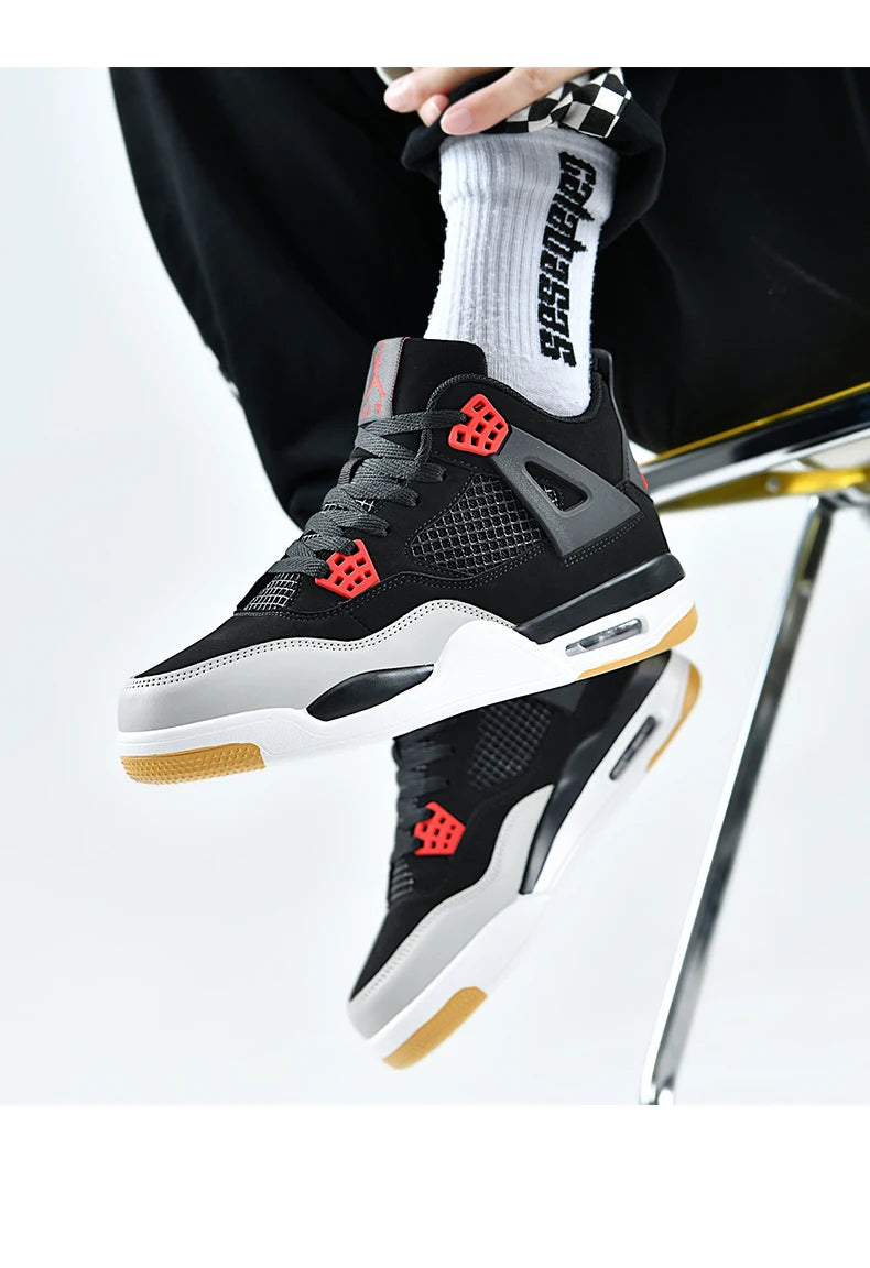 New high-top anti-slip board shoes student casual sports shoes men's practical basketball shoes and youth training shoes