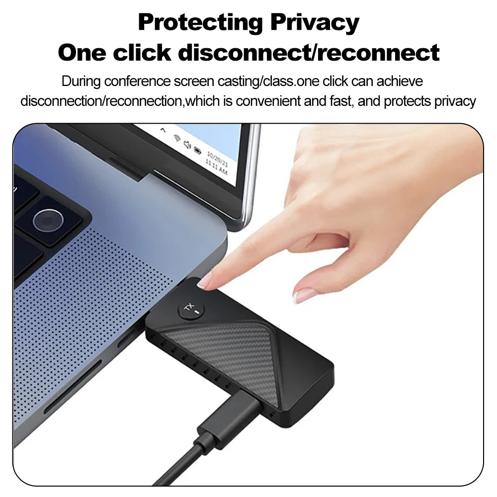 50M Wireless HDMI Video Transmitter Receiver Kit HDMI-compatible Extender Adapter TV Stick 1080P for Projector Monitor PC Laptop