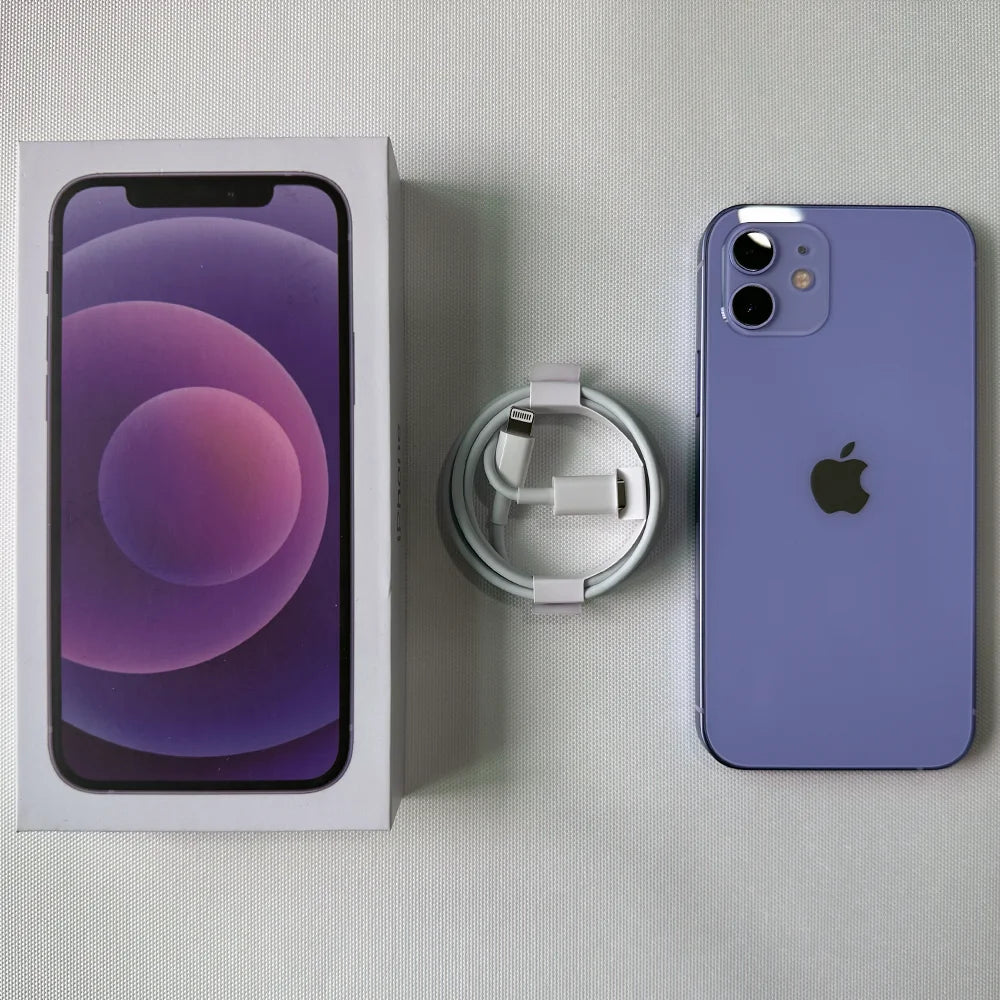 Original iPhone 12 5G Mobile Phone 64/128GB IOS A14 Bionic Hexacore 6.1'' Dual 12MP Super Retina XDR OLED IOS Cellphone