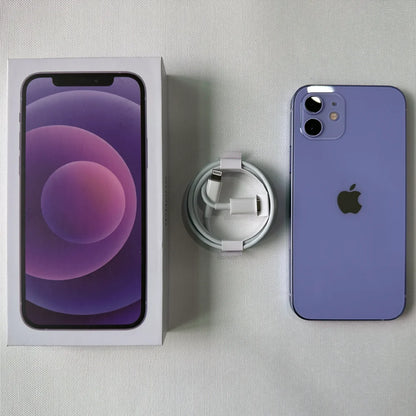 Original iPhone 12 5G Mobile Phone 64/128GB IOS A14 Bionic Hexacore 6.1'' Dual 12MP Super Retina XDR OLED IOS Cellphone