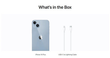 Original iPhone 14 Plus 5G Dual eSIM 128/256/512GB ROM 6GB RAM 6.7" Genuine Super Retina OLED Face ID NFC A15 14Plus Cell Phone