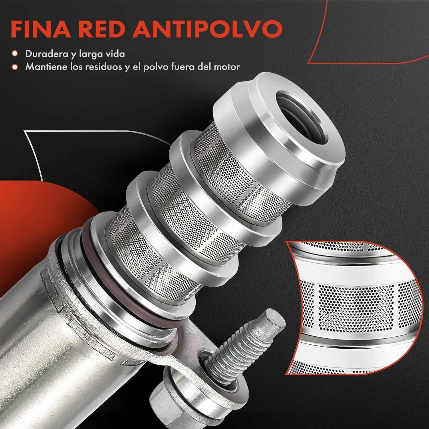 VVT Intake & Exhaust Camshaft Position Actuator Solenoid Valve Kit Compatible with Chevy GMC Equinox Malibu Cobalt HHR Terrain Buick Pontiac Saturn 2.0L 2.2L 2.4L Replaces# 12655421 12655420