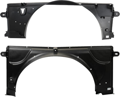 Upper & Lower Compatible with 2011-2016 Ford F-250 Super Duty F-350 Super Duty F-450 Super Duty F-550 Super Duty FO3110145 FO3110146