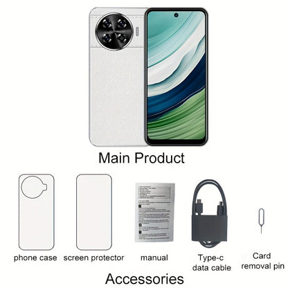 U300 Mobile Phone 4G Network 3GB+32GB Running Memory 6.52-inch Large Screen 3800mAh Battery Capacity Durable Android Phone Smartphone Android 10.0