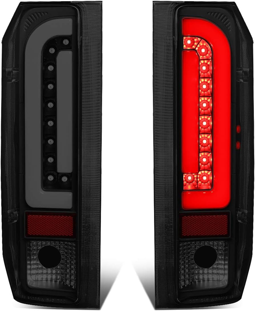 TL-F15094-LED-3D-BK-SM LED 3D Tail Light Assembly Driver & Passenger Side [Compatible with 90-96 Ford F150 / 90-97 F250 / 90-97 F350 / 90-96 Bronco]