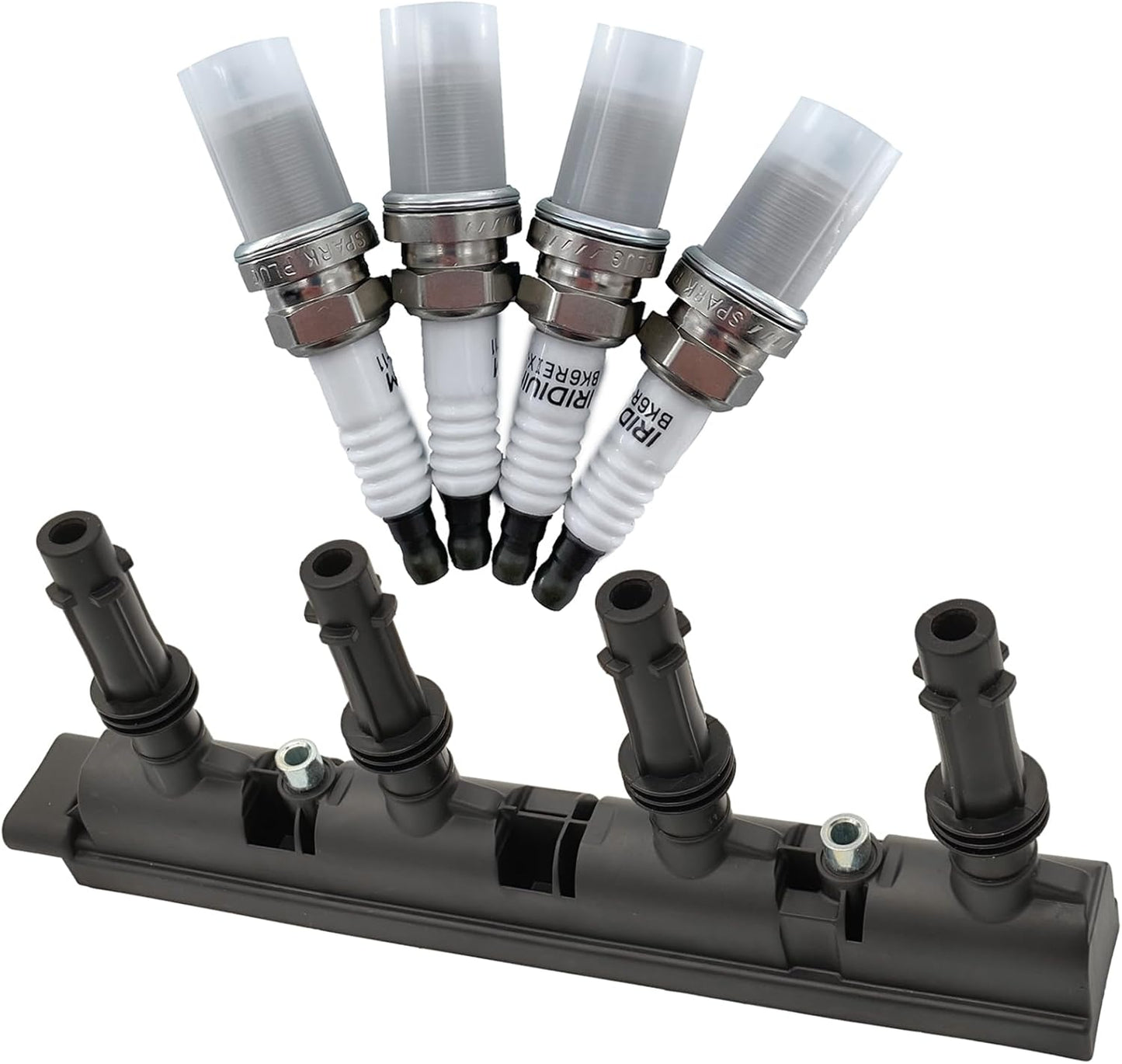 UF669 Ignition Coil and 1675 Iridium Spark Plugs Set of 4PCS Compatible with Buick Encore 2013-2022&Chevrolet Sonic 2012-2020/Trax 2015-2022/Cruze 2011-2019&Cadillac ELR 2014-2016 1.4L L4