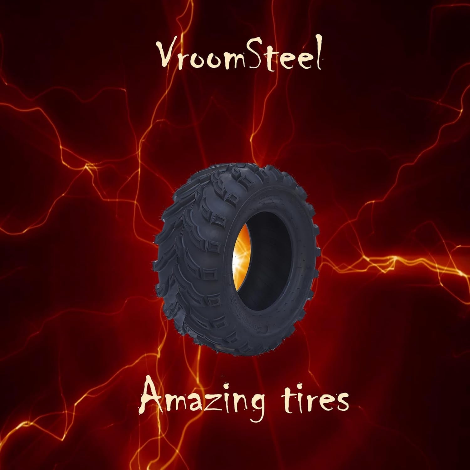27X9-12 ATV Tires 27X9-12 UTV Tire - ATV/UTV Tires, All-Terrain Tires, Off-Road Tires, Mud/Trail Tires, Tubeless (Set of 2)