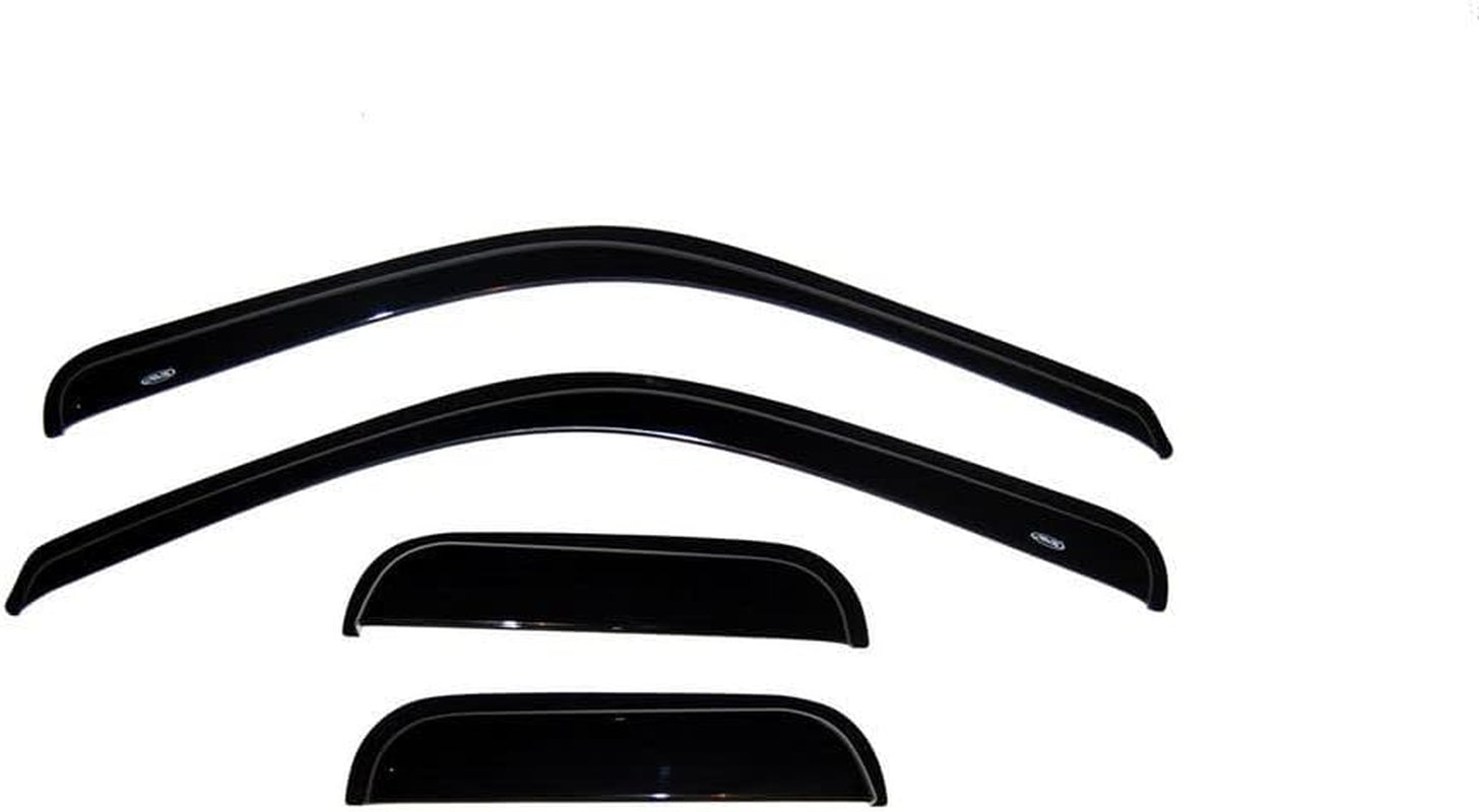 [] outside Mount Rain Guards for 1999 - 2016 Ford F-250/F-350 Super Duty, SUPERCAB ONLY | Window Vent Visors, 4 Pcs. - Smoke | 94522