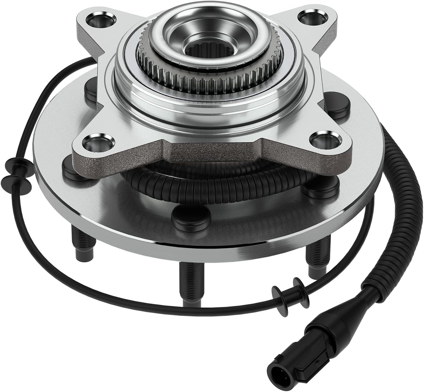 Wheel Bearing Hub Front Wheel Hub and Bearing Assembly 515079 Compatible for F-150 Heritage Expedition W/Abs 4WD 4X4 6 Lug