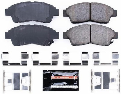 Z23-652 Front Z23 Sport Carbon Fiber Infused Ceramic Brake Pads with Hardware for Explorer Ranger Mazda B2300 Mazda B2300 Mazda B2500 Mazda B3000 Mazda B4000 Mountaineer [Model Specific]