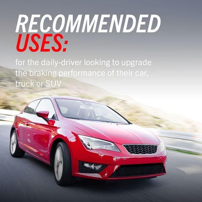 Z23-652 Front Z23 Sport Carbon Fiber Infused Ceramic Brake Pads with Hardware for Explorer Ranger Mazda B2300 Mazda B2300 Mazda B2500 Mazda B3000 Mazda B4000 Mountaineer [Model Specific]