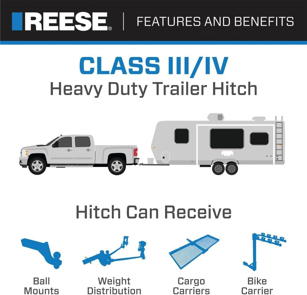 Towpower Trailer Hitch Class IV, 2 In. Receiver, Compatible with Select Ford F-150