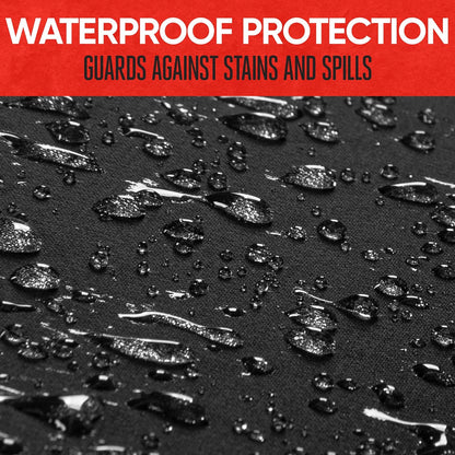 Spillguard 2 Charcoal Gray Seat Covers for Cars & Seat Covers for Trucks - Neoprene Waterproof Car Seat Covers Front Seats Only - SUV Seat Covers Protector - Forros Para Asientos De Carro