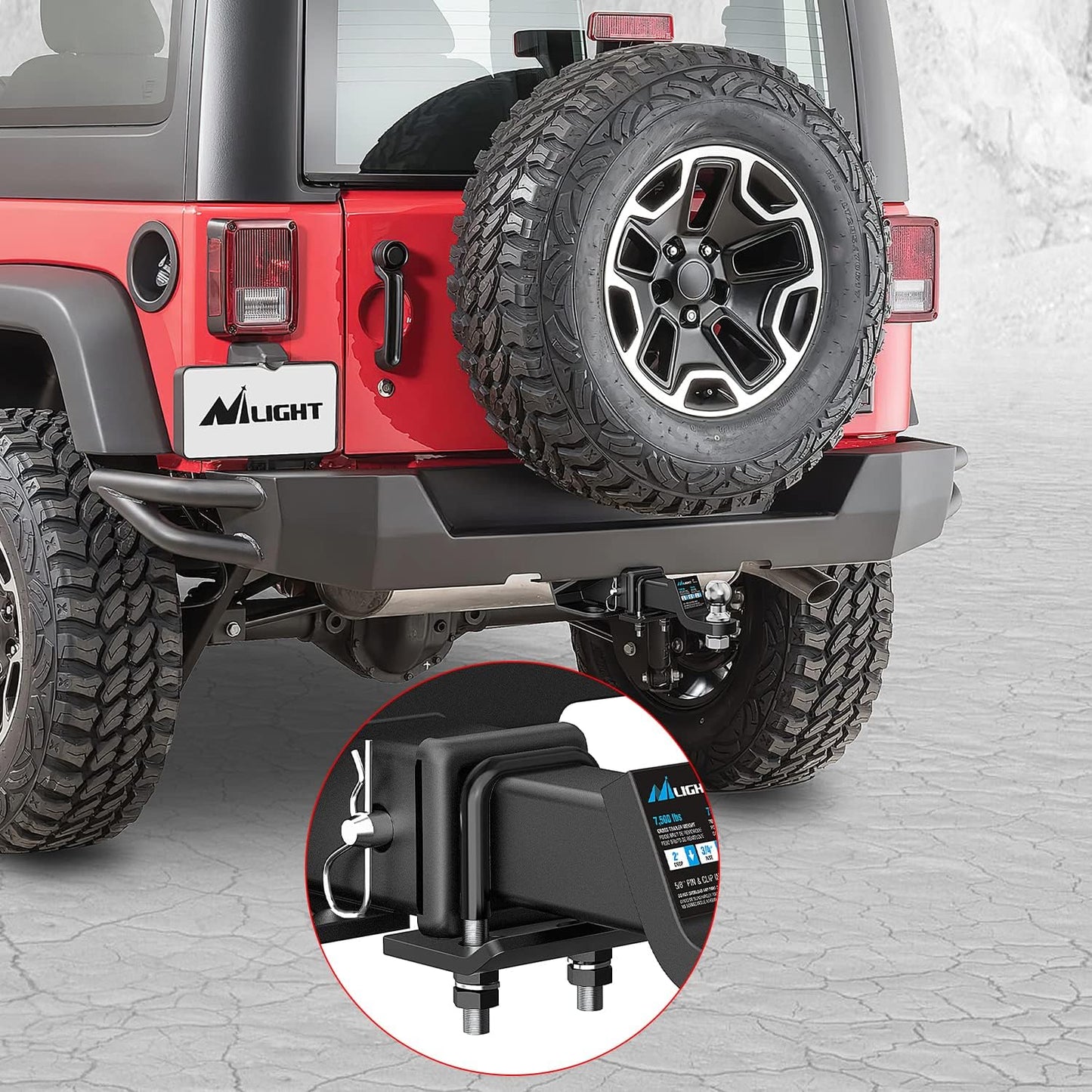 Trailer Hitch Tightener for 2 Inch Trailers Hitches anti Rattle Heavy Duty Steel with Rubber Anti-Rust Triple Protective Matte Black