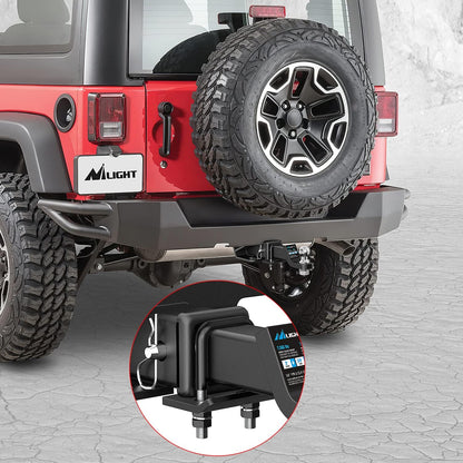 Trailer Hitch Tightener for 2 Inch Trailers Hitches anti Rattle Heavy Duty Steel with Rubber Anti-Rust Triple Protective Matte Black