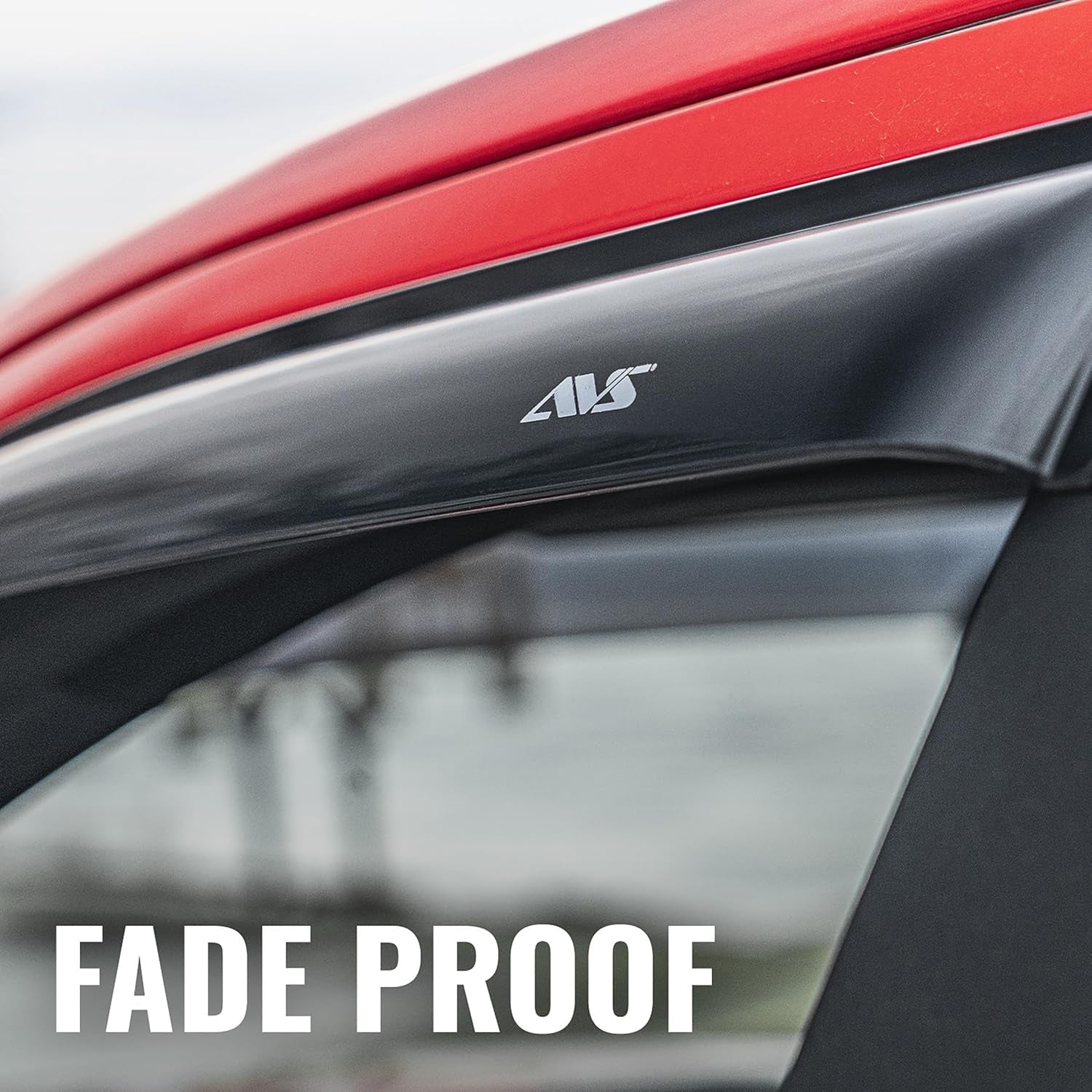 [AVS] outside Mount Rain Guards for 2003 - 2007 Saturn Ion | Window Vent Visors, 4 Pcs. - Smoke | 94723