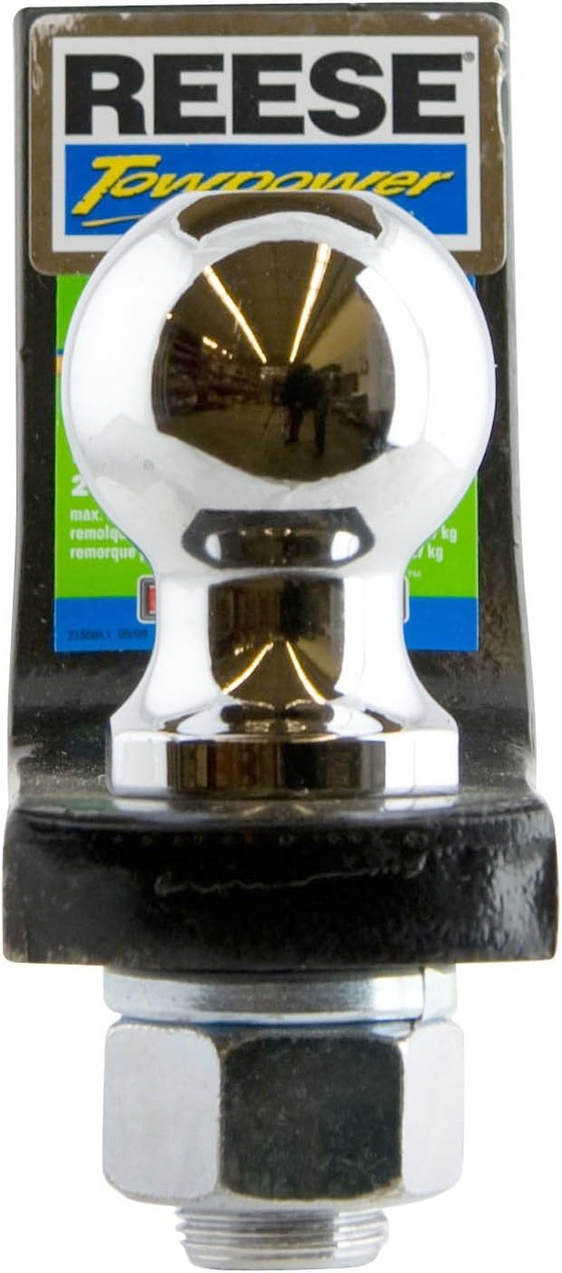 Towpower 21556 Trailer Hitch Drawbar and Ball Hitch Towing Kit, Fits Square 2 Inch Hitch Receiver, 3.25 Inch Drop, 5,000 Lbs. Capacity, Includes 2 Inch Trailer Ball and Hitch Pin & Clip