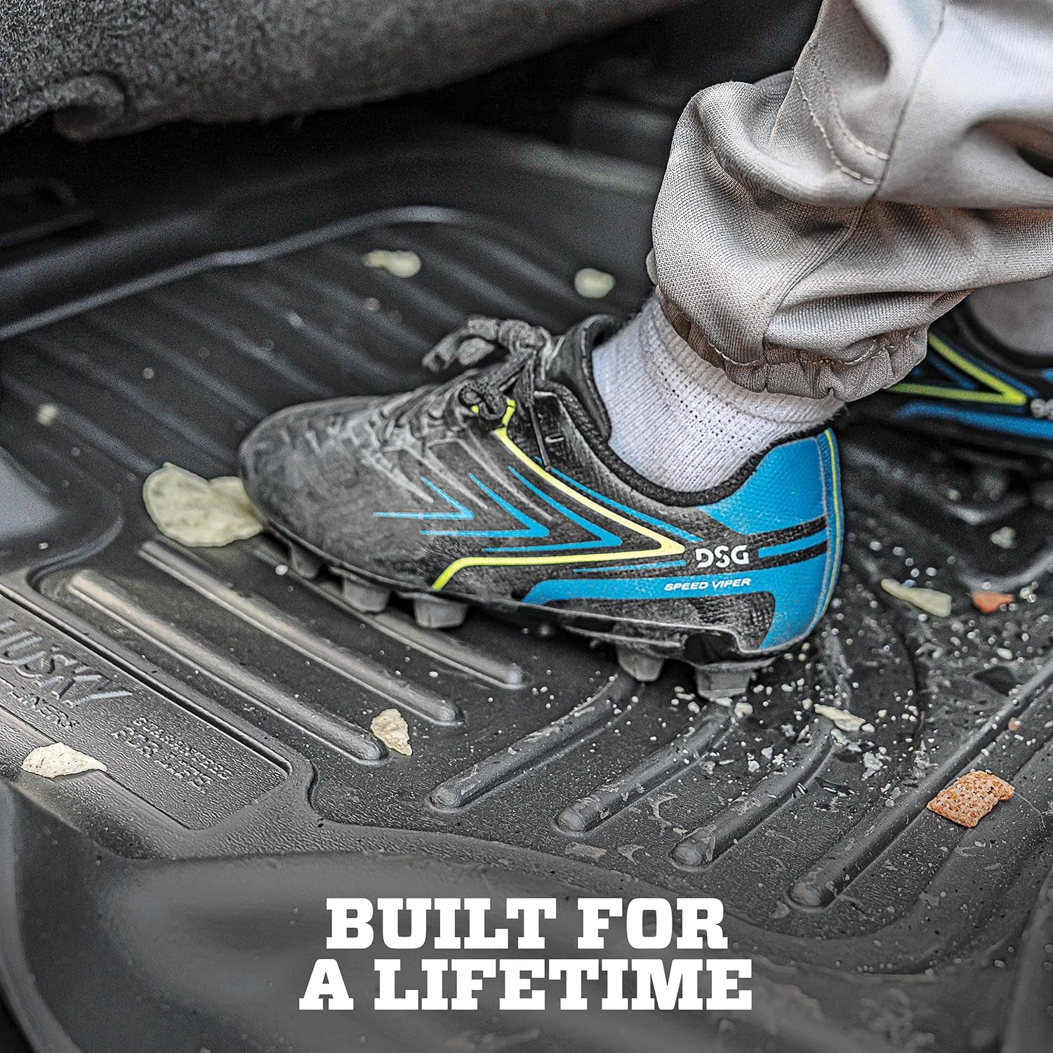 X-Act Contour Floor Mats | Fits 2022-2025 Ford Maverick (Ecoboost Gas Model Only) | 2Nd Row, 1-Pc Black - 51761