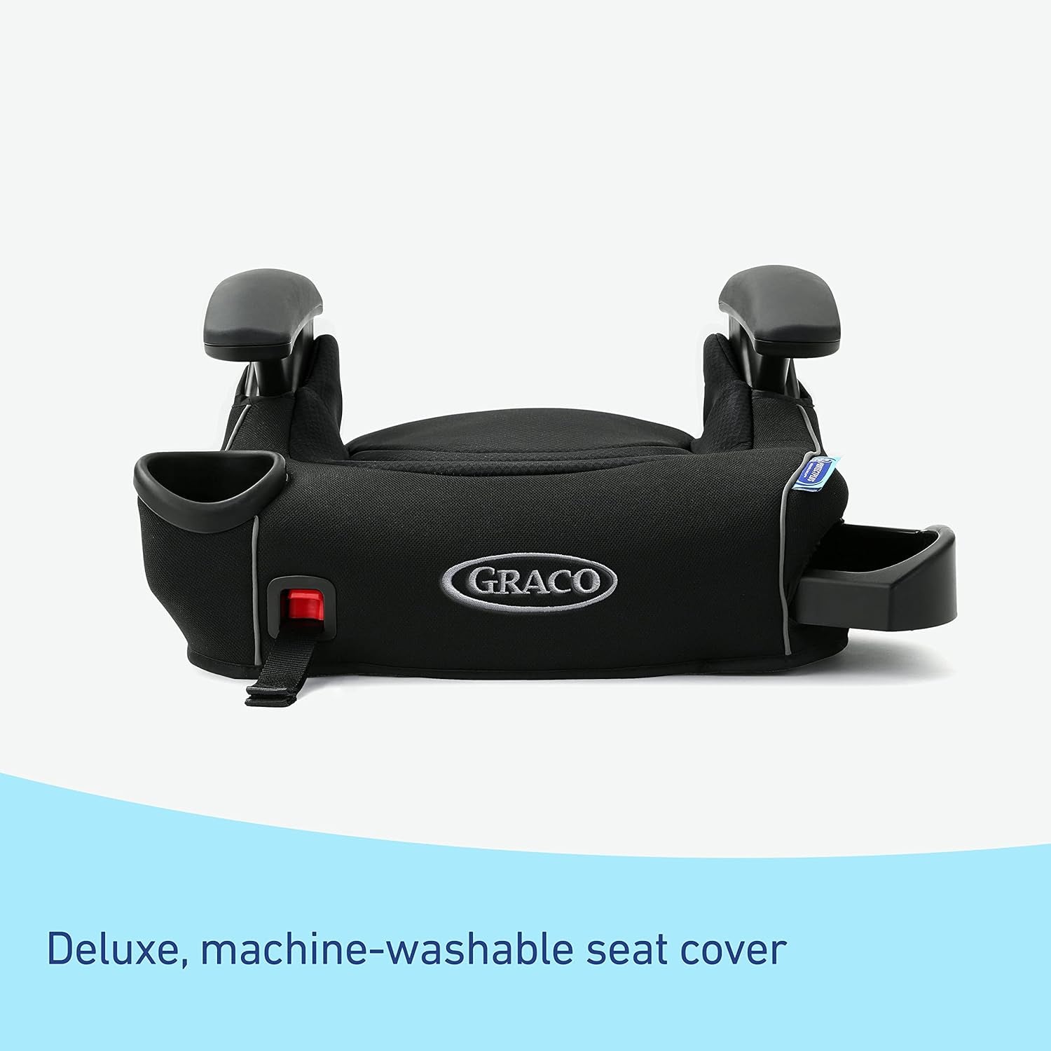 ® Turbobooster® LX Backless Booster with Affix Latch | Backless Booster Seat for Big Kids Transitioning to Vehicle Seat Belt (Rio)